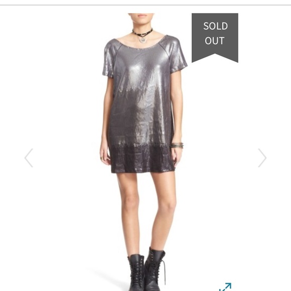 Free People | “Drenched in Sequins” Gunmetal Dress - Picture 3 of 11